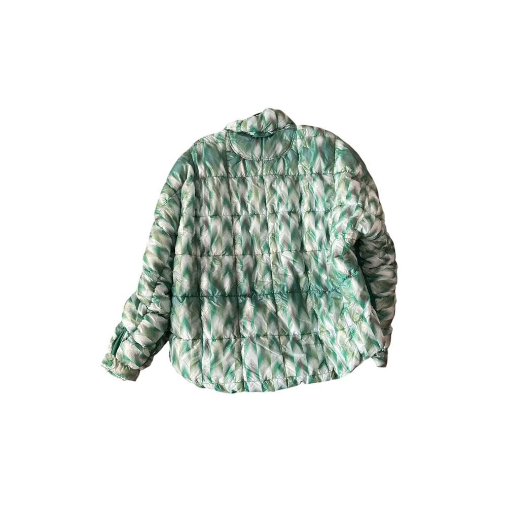 Free People Movement Pippa Coat NWOT Blue Green Small - Picture 2 of 3